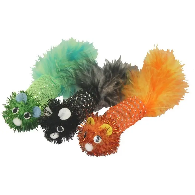 Multipet Spring Mouse Cat toy 7"