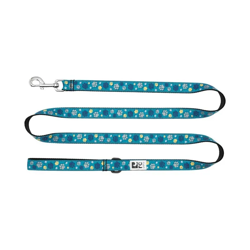 RC Pet Products Dog Leash 1" x 6' Fresh Tracks Teal
