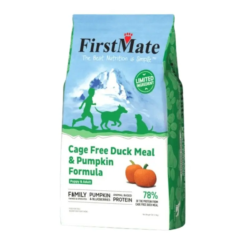 FirstMate Dog LID Grain-Free Duck & Pumpkin Dry Dog Food 25lb