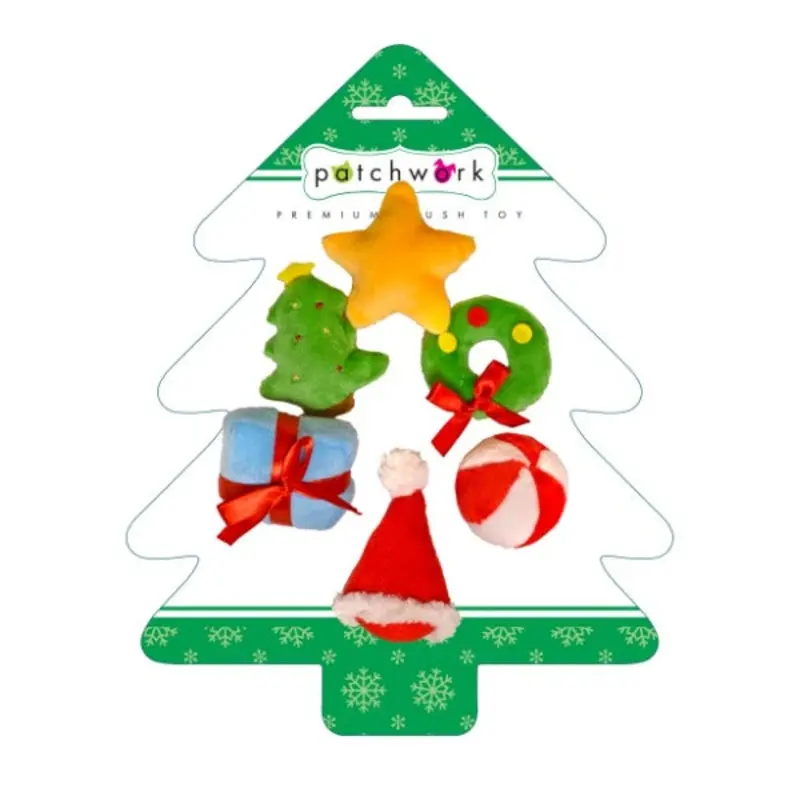 Patchwork Pet Holiday Cat Tree 3" Cat Toys