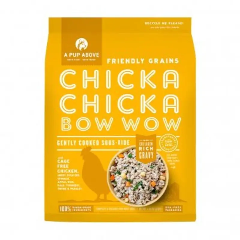 A Pup Above Gently Cooked Frozen With Grains Dog Food -  Chicka Chicka Bow Wow - 3lb Bag