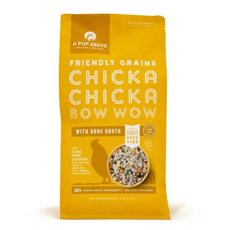 A Pup Above Gently Cooked Frozen With Grains Dog Food - Chicka Chicka Bow Wow - 7lb Bag
