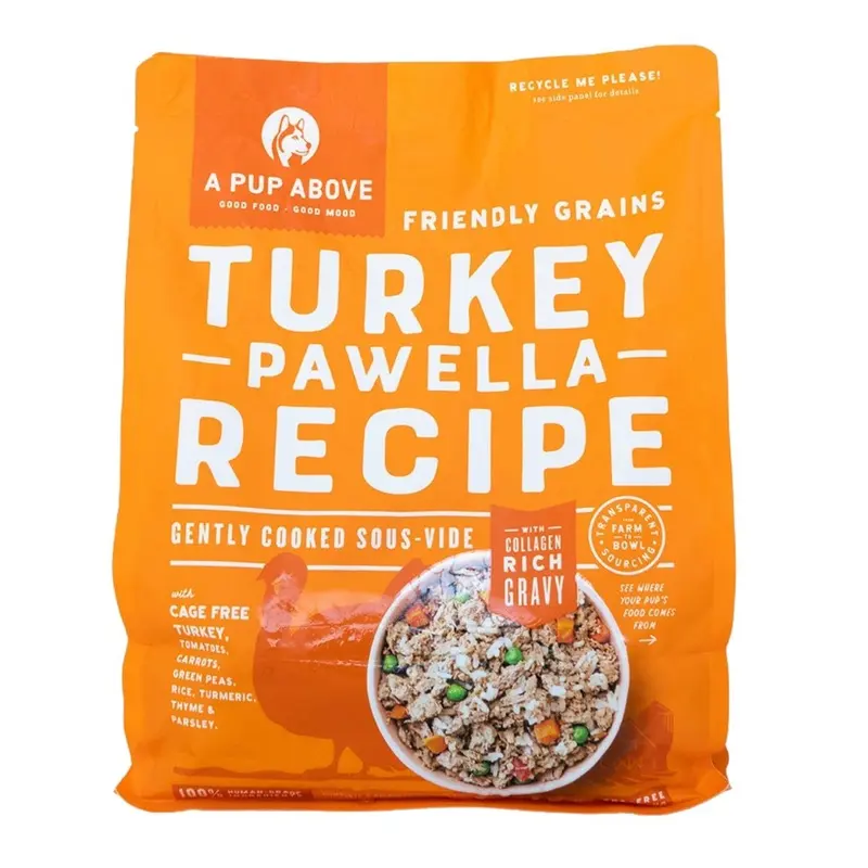 A Pup Above Gently Cooked Frozen With Grains Dog Food - Turkey Pawella - 3lb Bag