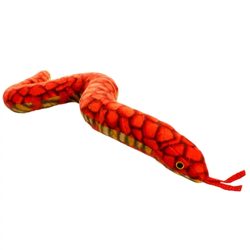 Tuffy's Desert Snake Dog Toy - Red