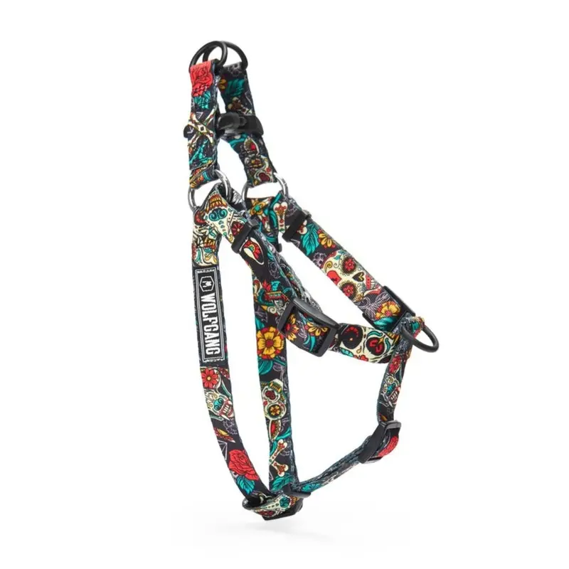 Wolfgang LosMuertos Dog Harness Small 5/8" x 12"-18"