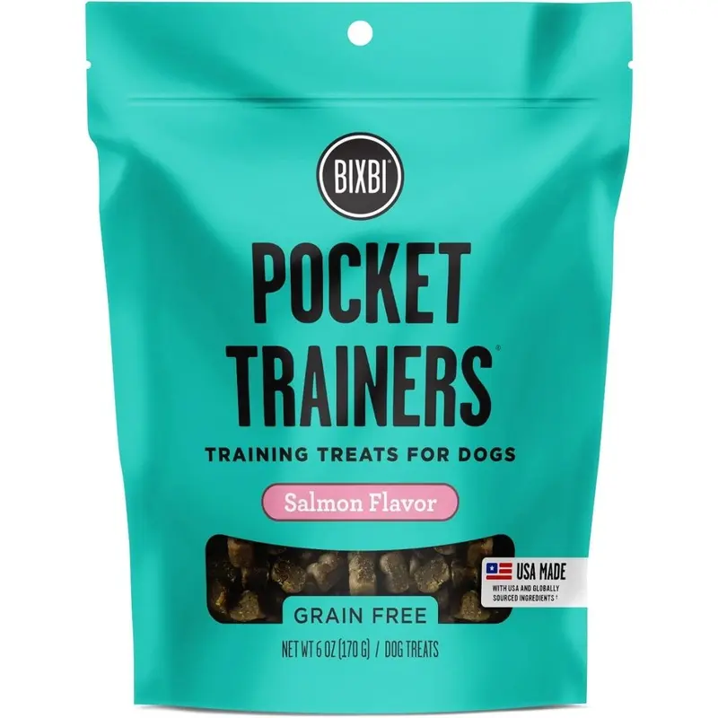 Bixbi Pocket Trainers Salmon Dog Treats 6oz
