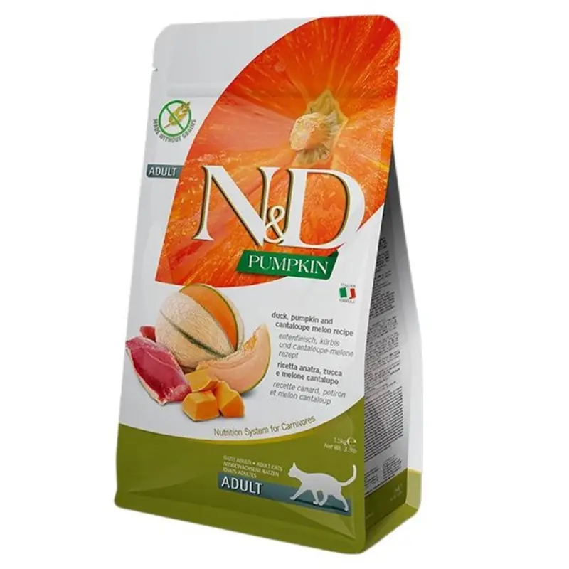 Farmina N&D Pumpkin Grain-Free Dry Cat Food - Duck & Cantaloupe - 3.3lb