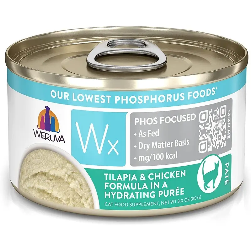 Weruva Tilapia & Chicken Formula Wet Cat Food 3oz