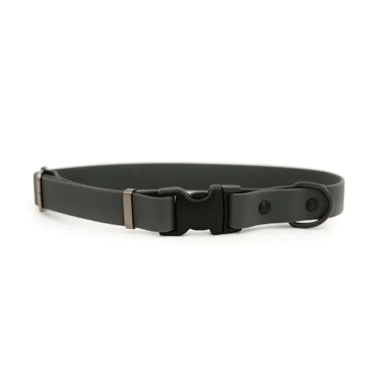 Euro-Dog Waterproof Dog Collar Small Charcoal