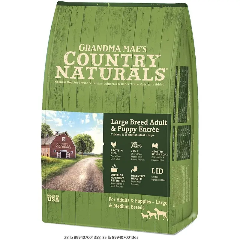 Grandma Mae's Country Naturals Large Breed Dry Dog Food 32lb