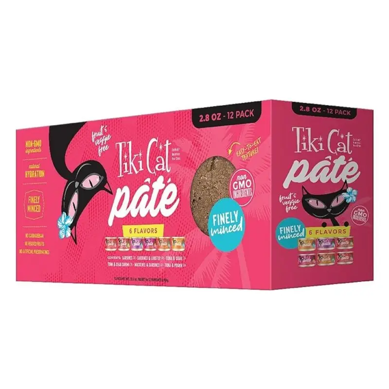 Tiki Cat Grill Pt Variety Pack Cat Food, 2.8 oz. Cans (Case of 12)