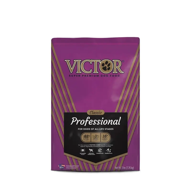 VICTOR Classic Professional Beef Chicken and Pork Formula Dry Dog Food 5lb