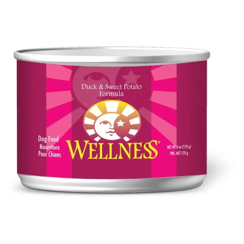 Wellness Complete Health Duck & Sweet Potato Canned Dog Food, 6oz