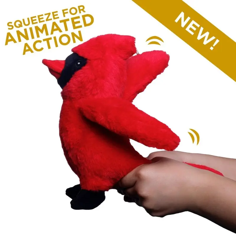 Tall Tails Animated Cardinal 11" Dog Toy