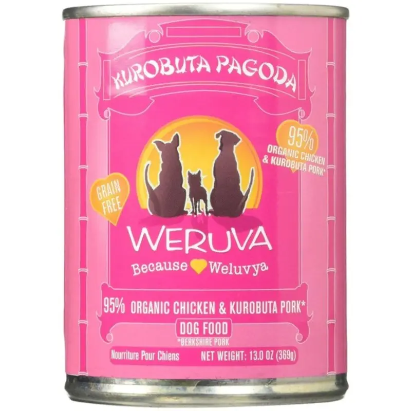 Weruva Kurobuta Pagoda Pork and Chicken Canned Dog Food 13.2oz