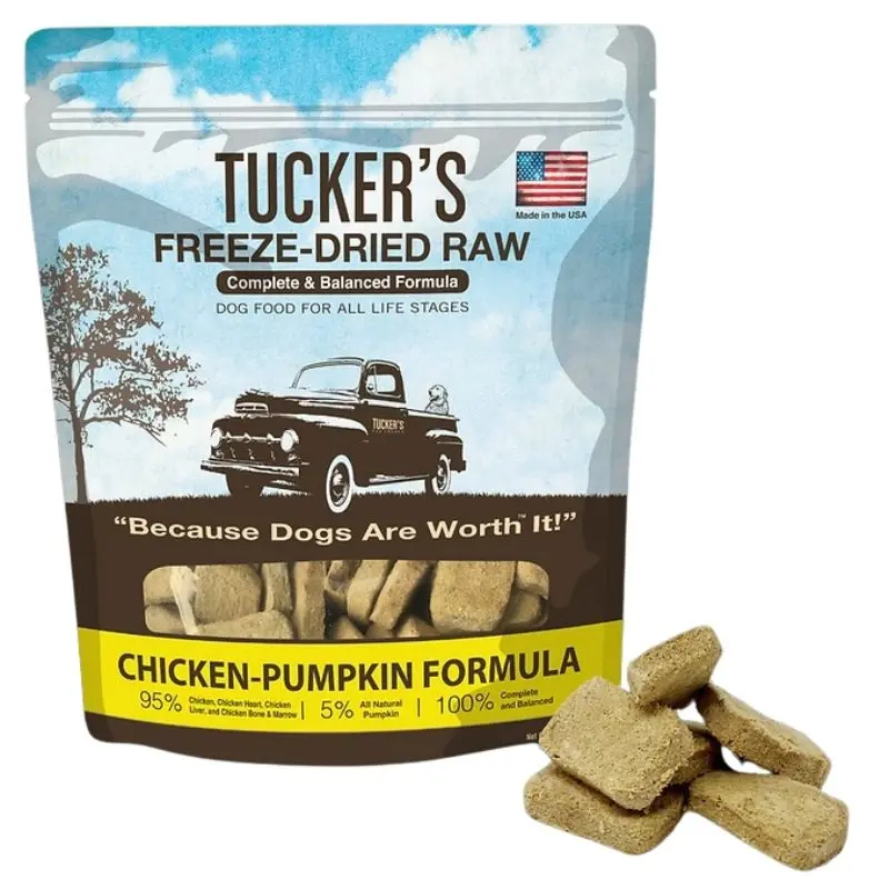 Tucker's Freeze Dried Chicken Pumpkin Raw Dog Food 14oz