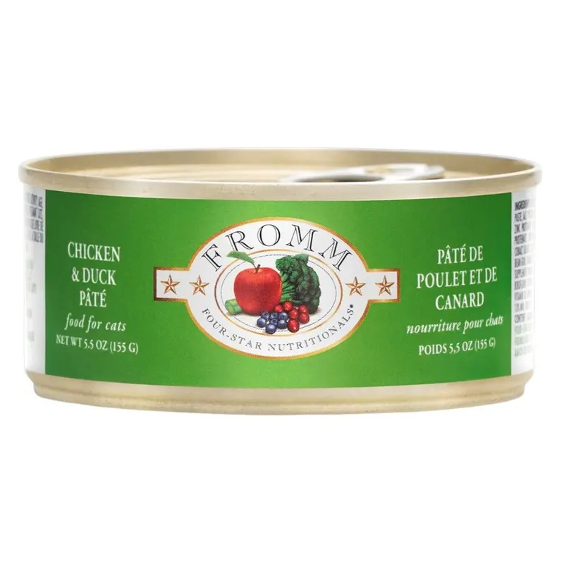 Fromm Four-Star Wet Cat Food - Chicken & Duck Pt - 3oz Can