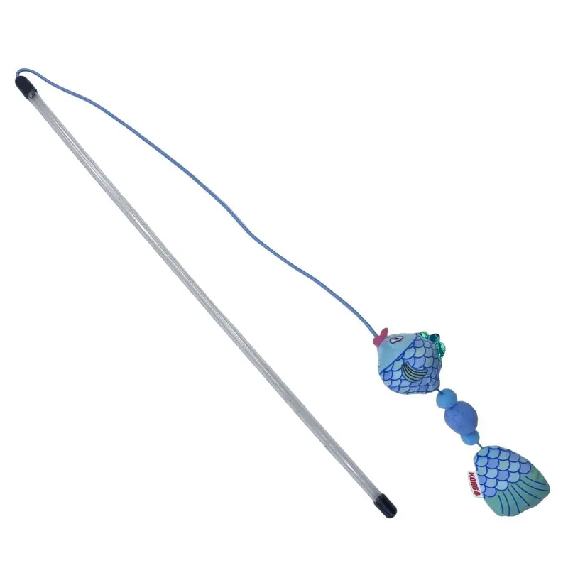 KONG Teaser Scrattles Fish Cat Toy