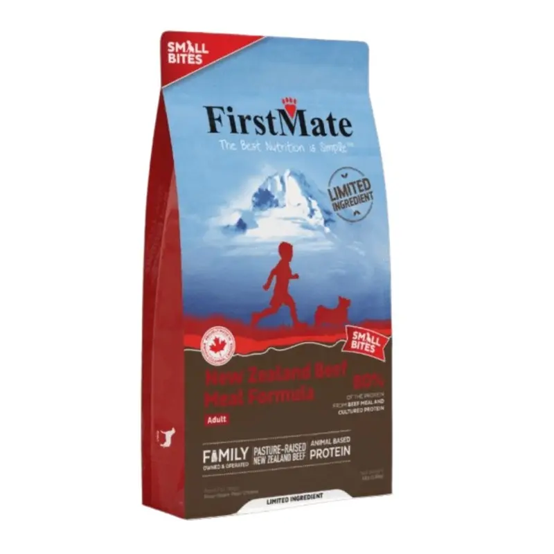 First Mate Grain Free New Zealand Beef Meal Small Bites Dry Dog Food 12lb
