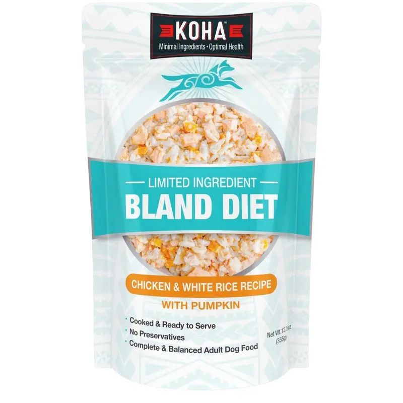 Koha Limited Ingredient Bland Diet Chicken & White Rice Dog Food 12.5oz