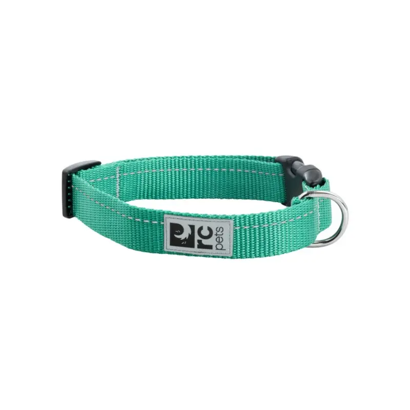 RC PETS Dog Clip Collar Primary, L, 1"/ 15" - 25", Parakeet