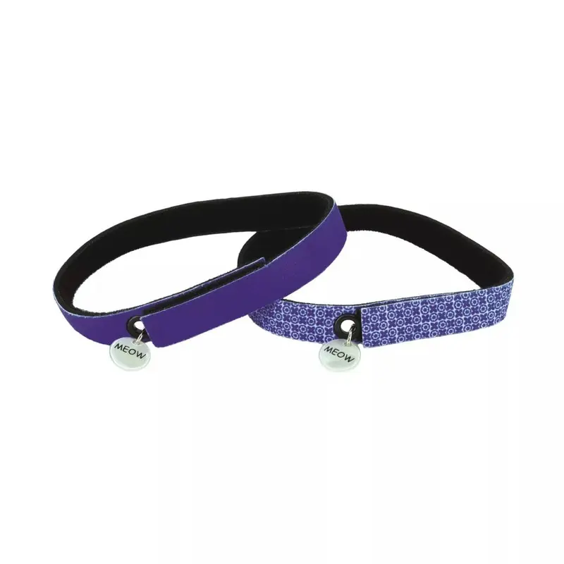 Coastal ElastaCat FlexFit Cat Collar 2Pk Tile and Navy