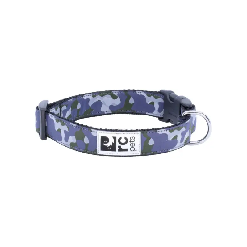 RC PETS Dog Clip Collar, Camo, S, 3/4"/ 9" - 13"