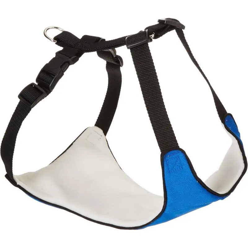 Guardian Gear Nylon Lift & Lead 4-in-1 Dog Harness Large Blue