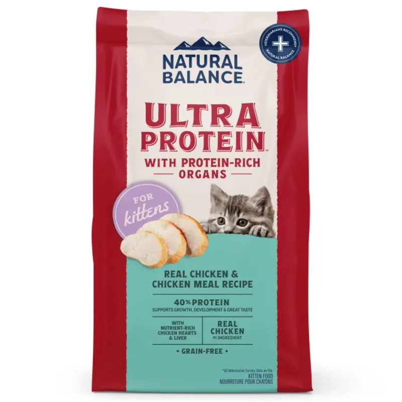 Natural Balance Ultra Protein Kitten Dry Cat Food - Chicken & Chicken Meal - 6lb Bag