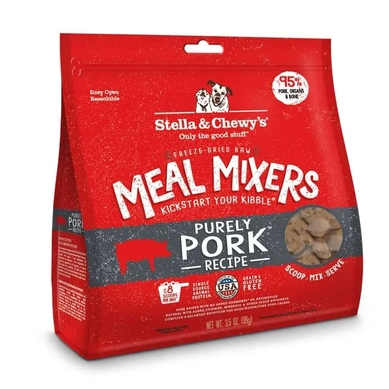 Stella & Chewy's Purely Pork Meal Mixers Dog Food 3.5oz