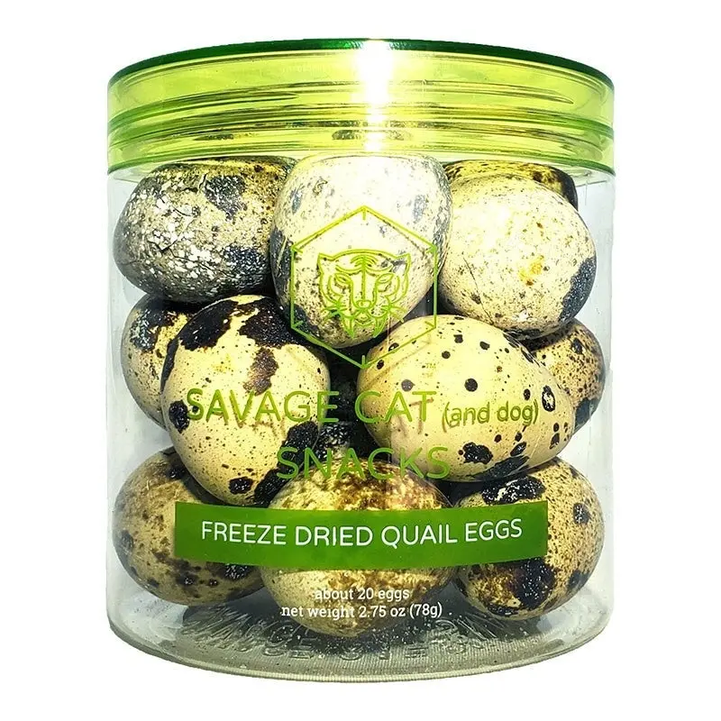 Savage Cat Freeze Dried Quail Eggs Cat & Dog Treats 2.75oz