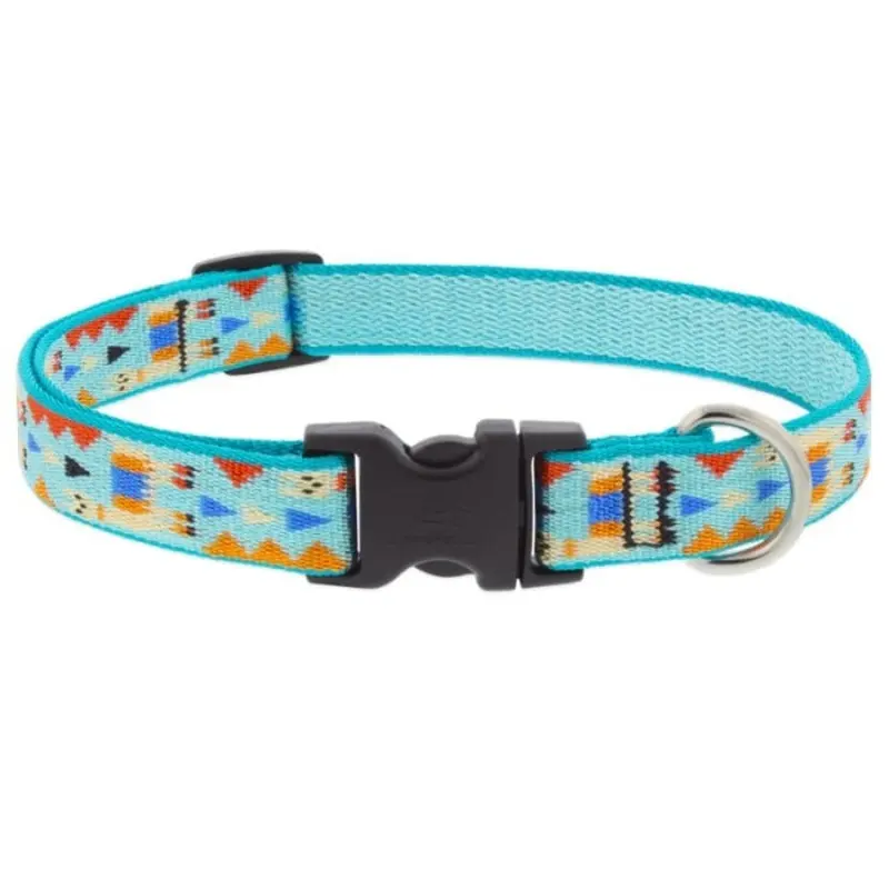 Lupine MicroBatch Dog Collar 3/4" x 13"-22" Mama Llama