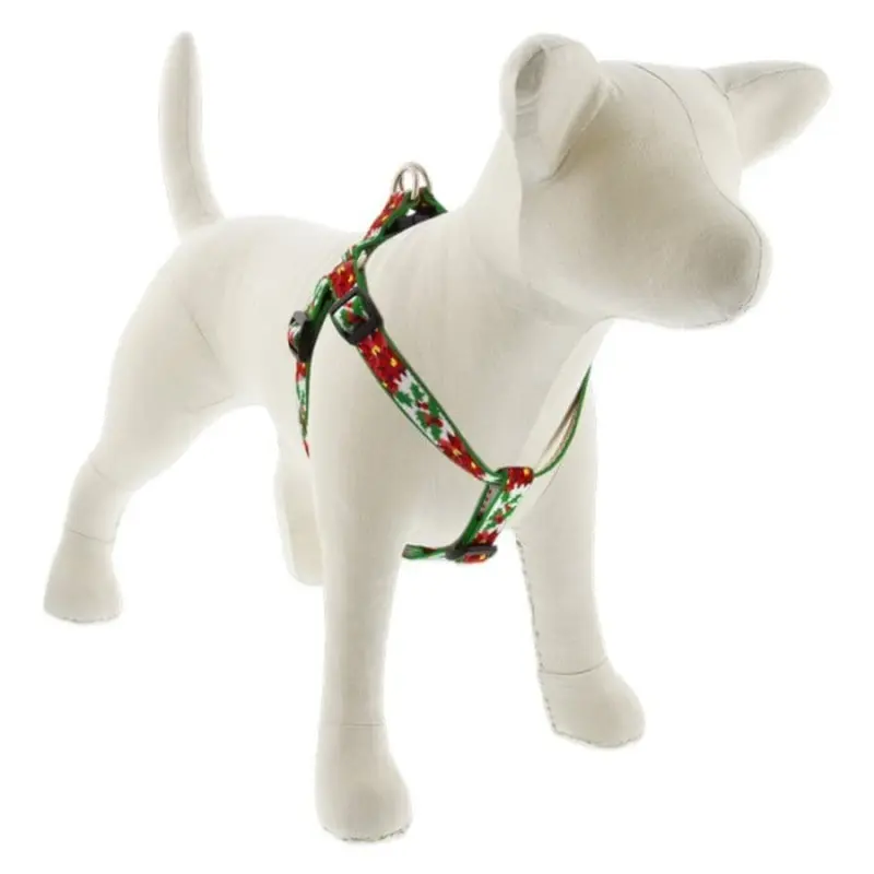 Lupine MicroBatch Step In Dog Harness 3/4" x 20"-30" Poinsettia