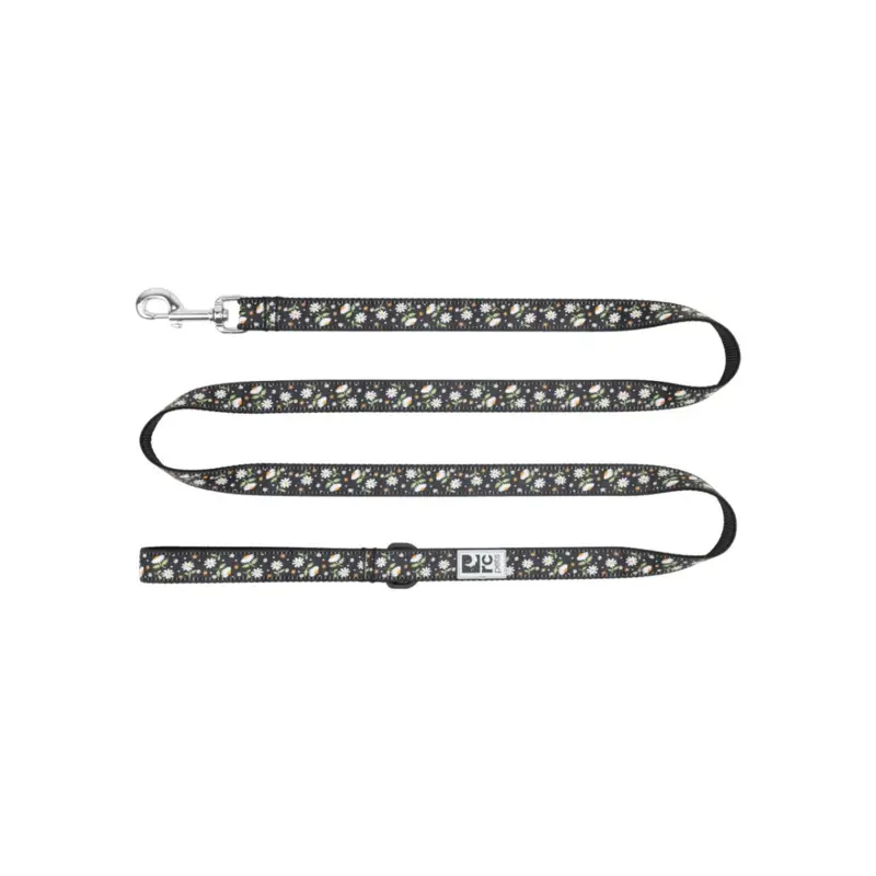 RC PETS Dog Leash, Daisies, 3/4"x6'