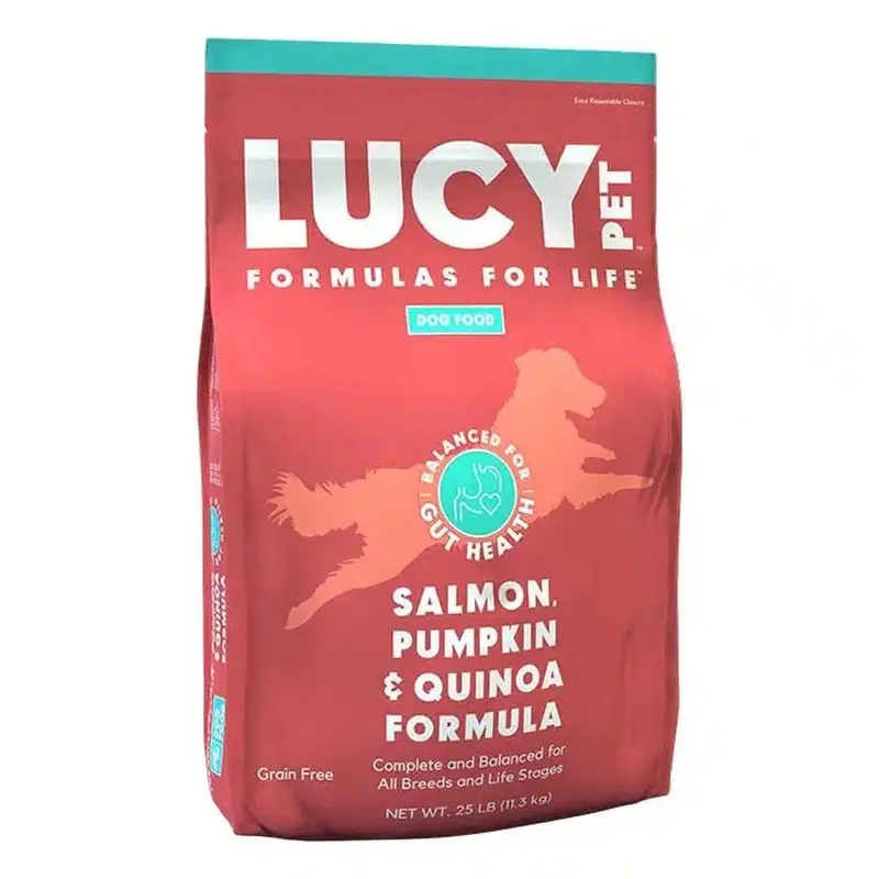 Lucy Pet Products Salmon Pumpkin Quinoa Dry Dog Food 25lb