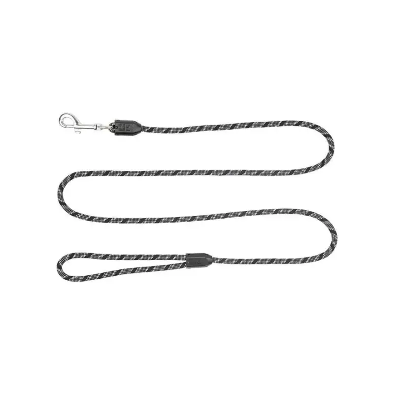 RC PETS Dog Rope Leash, Black, 5/16"x5'