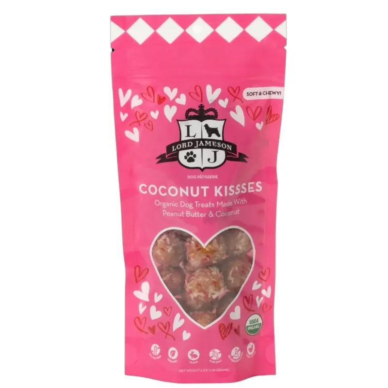 Lord Jameson Coconut Kisses Dog Treats 6oz
