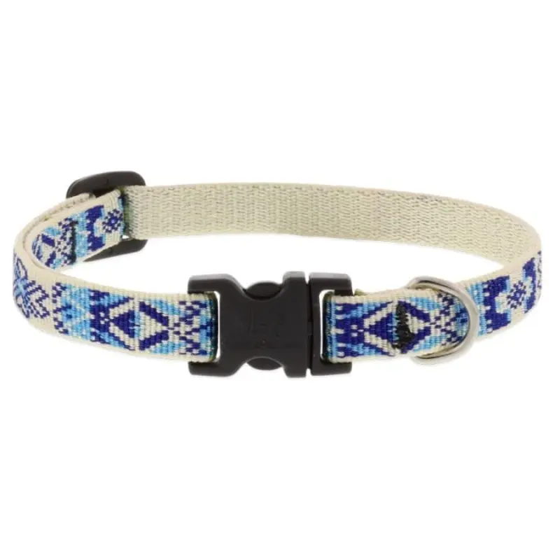 Lupne Holiday Designs Dog Collar 1/2" x 10"-16" Fair Isle