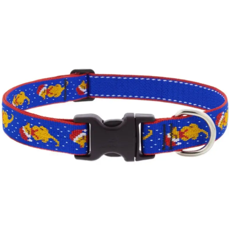 Lupine MicroBatch Dog Collar 1" x 16"-28" Snow Pup