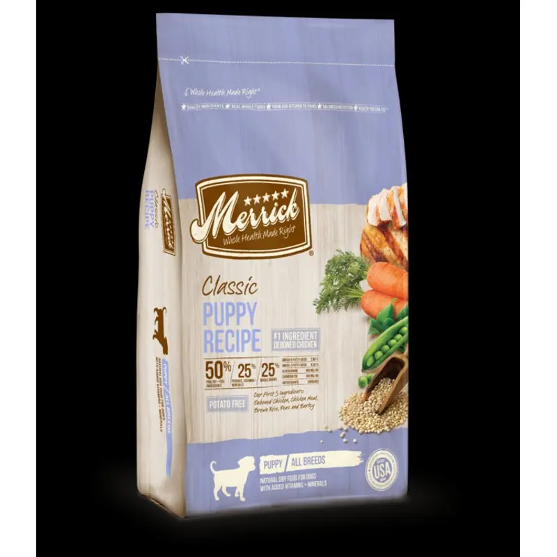 Merrick Chicken Puppy Recipe Dry Dog Food 12lb