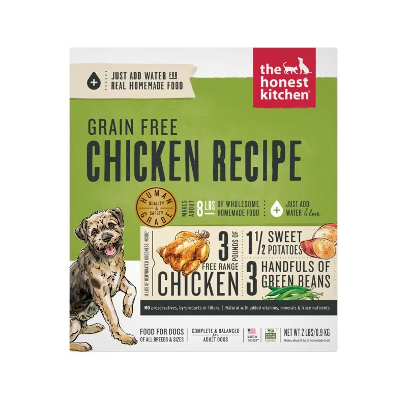 The Honest Kitchen Grain Free Dehydrated Dog Food - Chicken Recipe - 2lb Box