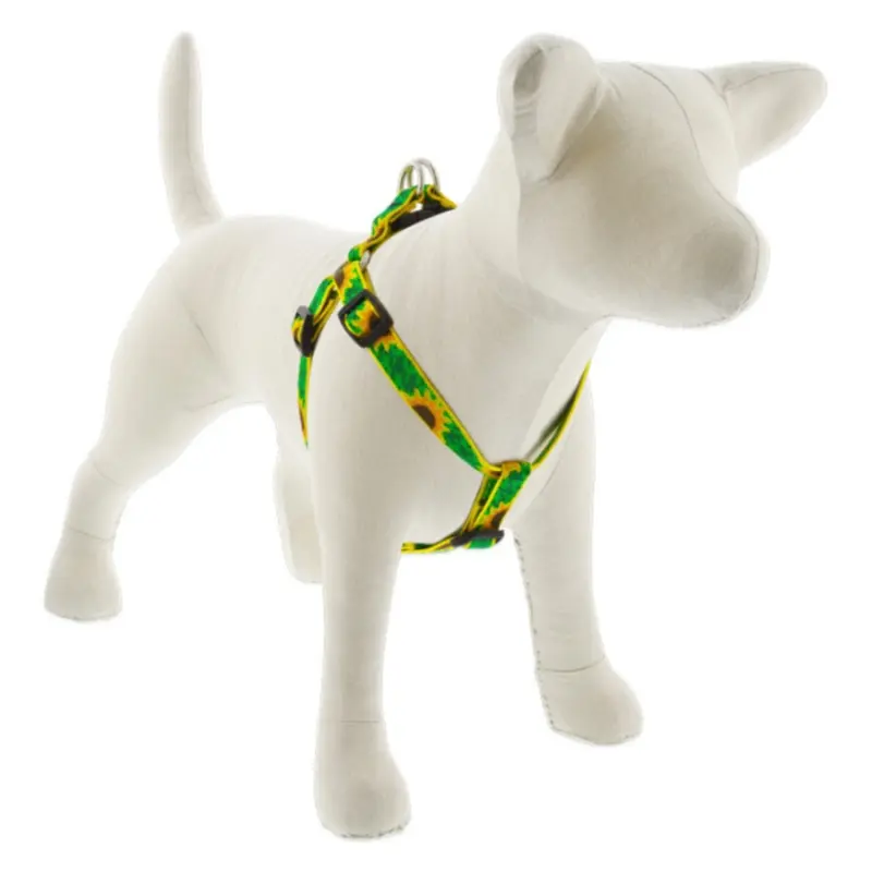 LUPINE Step In Dog Harness, Sunflowers, 3/4x15-21"
