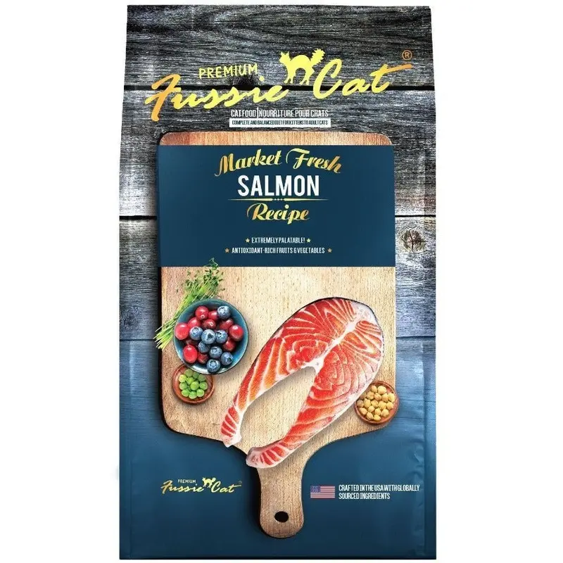Fussie Cat Market Fresh Salmon Dry Dog Food 10lb