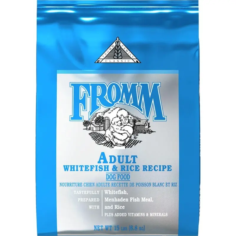 Fromm Classic Adult Dry Dog Food - Whitefish & Rice - 15lb Bag