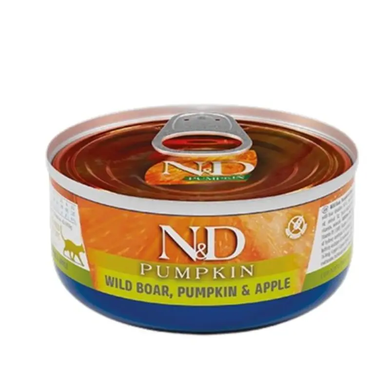Farmina N&D Pumpkin Grain-Free Wet Cat Food - Boar & Apple - 2.8oz