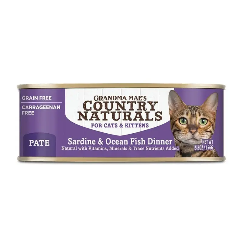 Grandma Mae's Sardine & Ocean Fish Dinner Wet Cat Food 2.8oz