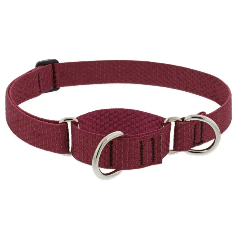 Lupine Eco Martingale Dog Collar 1"x19-27" Berry