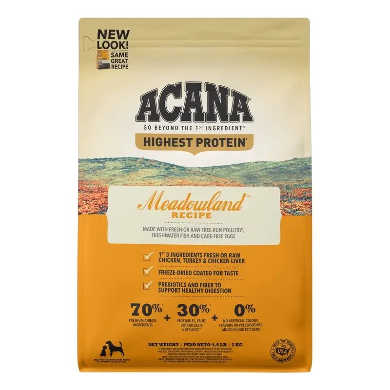 Acana Regionals Meadowland Dry Dog Food 4.5lb