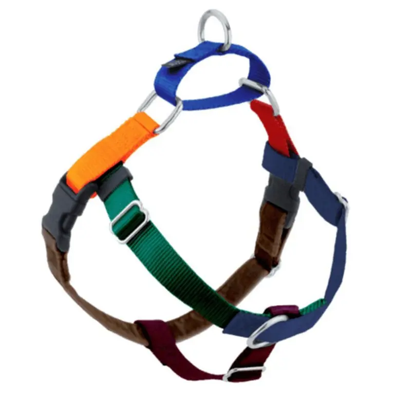 2 Hounds Design Jellybean Spice Freedom No-Pull Dog Harness 1" Large 28"-32"