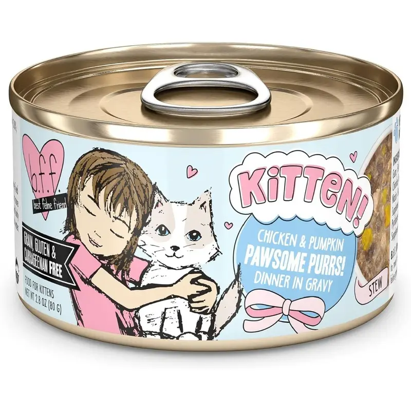 BFF Kitten Wet Cat Food - Chicken & Pumpkin Pawsome Purrs - 2.8oz Can
